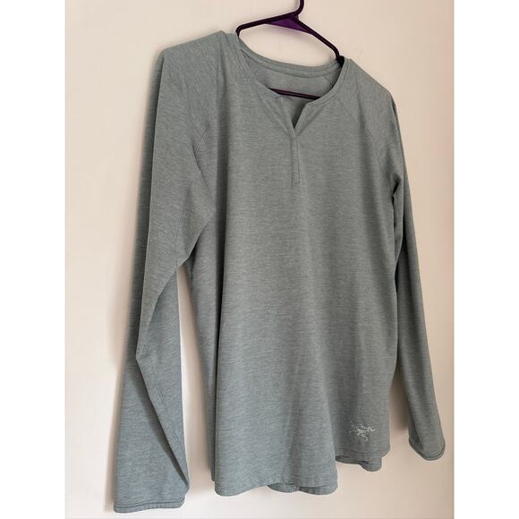 Arc'teryx Kadem Long Sleeve Top in Sage Green,  Large - Picture 5 of 8
